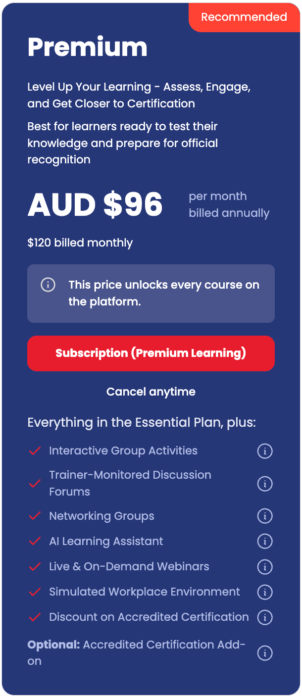Premium Subscription Plan